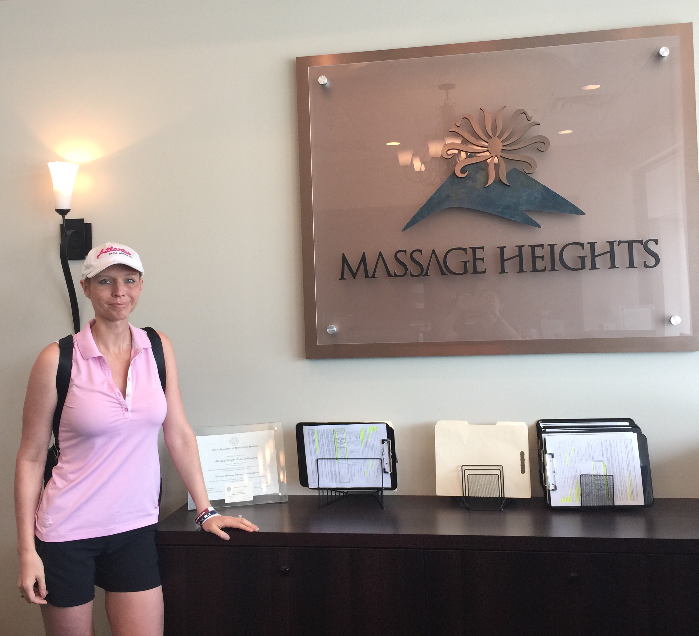 Got a Massage finally (Motivated by our donor Debbie w/ Massage Heights!!! Lots of benefits for Cancer Patients like myself :)